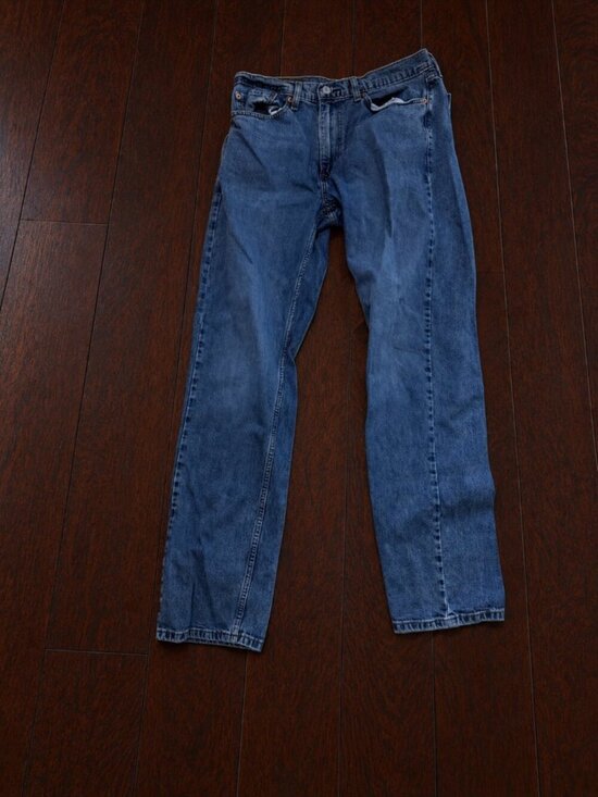 Levi's Other - Levi's 505 Men's Blue Straight Leg Jeans 34x34 Medium Wash Classic Denim Pants